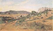 Olevano Romano (mk11), Jean Baptiste Camille  Corot